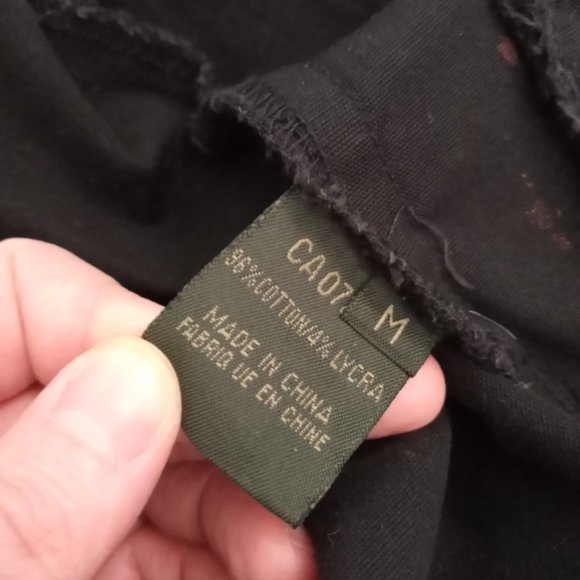 Black Tye Dye Suko Jean Jacket Sz Medium - Picture 6 of 9